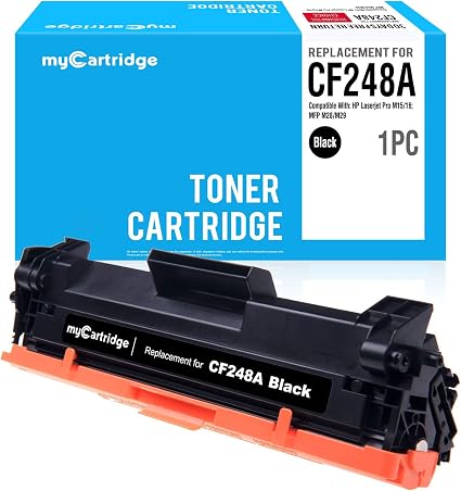 Amazon.com: mycartridge repuesto para HP 48 A cf248 a cartucho de tóner  Alto Rendimiento 1-Pack (1 negro), ajuste para HP LaserJet Pro M15 M16 MFP  M28 M29 impresora : Productos de Oficina