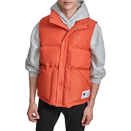 Champion Men's Puffer Vest With Logo