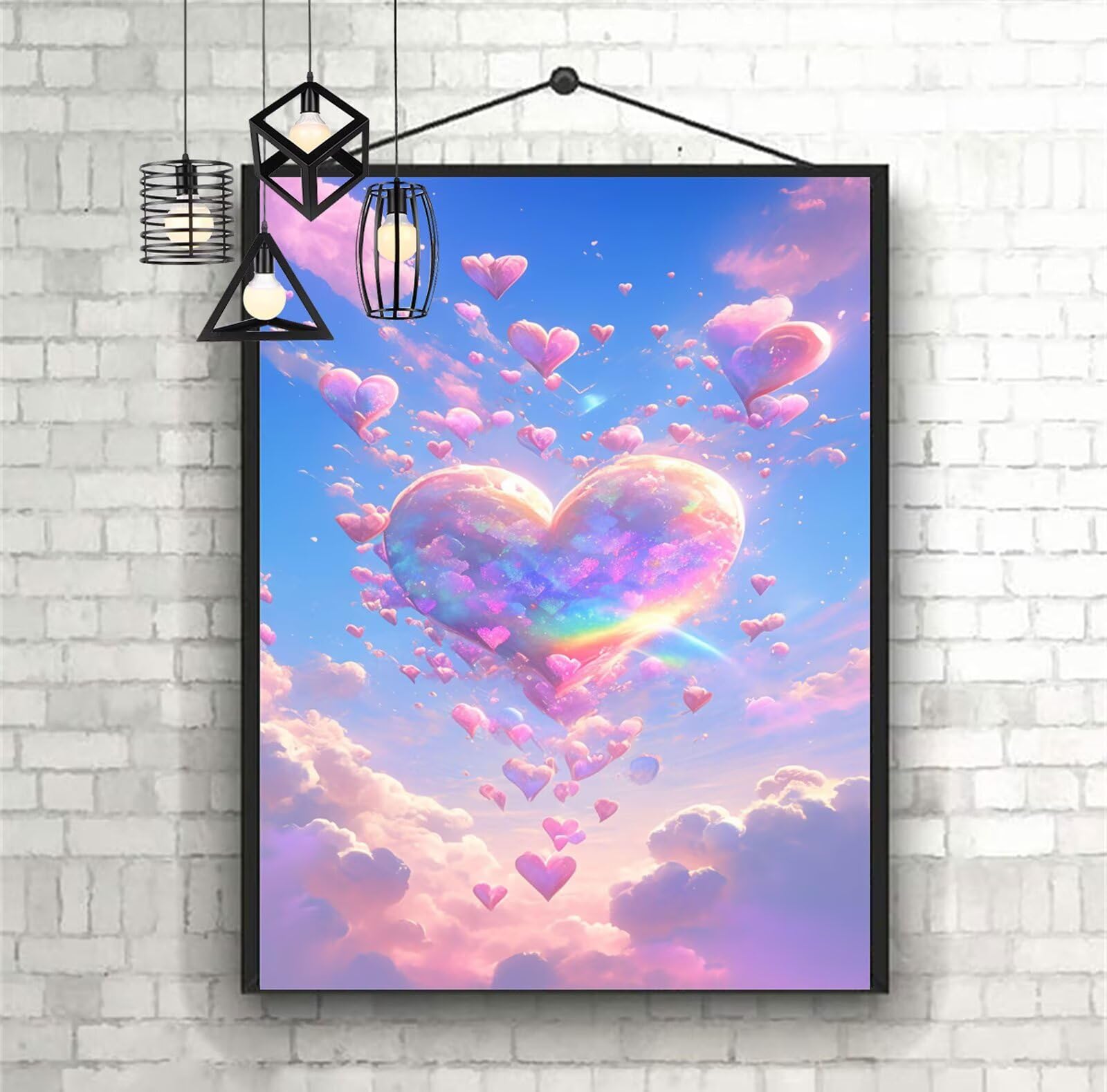 Diamentowe malowanie gwiaździste niebo diamentowe malowanie dzieci 100x150 cm 2025 diamentowe malowanie marzenie, DIY 5D diamentowe rysunki ścieg krzyżykowy rzemiosło dla dorosłych, obraz diamentowy