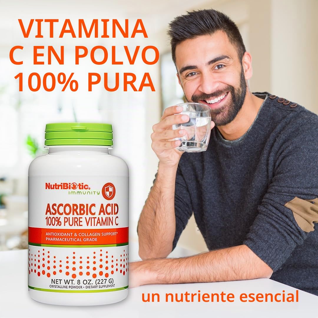 Nutribiotic Ascorbic Acid Powder, 8 Ounce