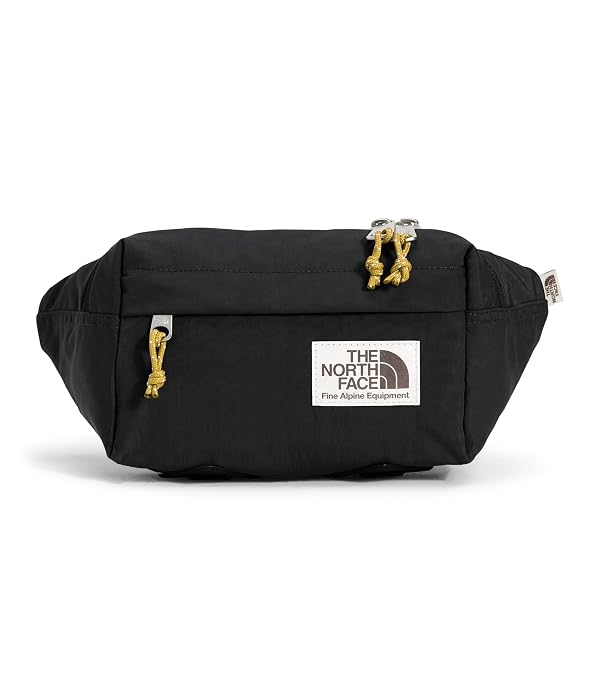 The North Face Berkeley Lumbar Bag | Water-Repellent Fanny Pack for Men & Women, External Pocket & Adjustable Strap, TNF Black/Mineral Gold-NPF, One Size by The North Face - Image 2