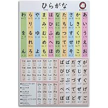 JHXNJDPOST Hiragana And Katakana Japanese Alphabet Learning Poster Educational Canvas Wall Art Aesthetic Decorative Painting Living Rooms And Classroomstyle 16x24inch40x60cm