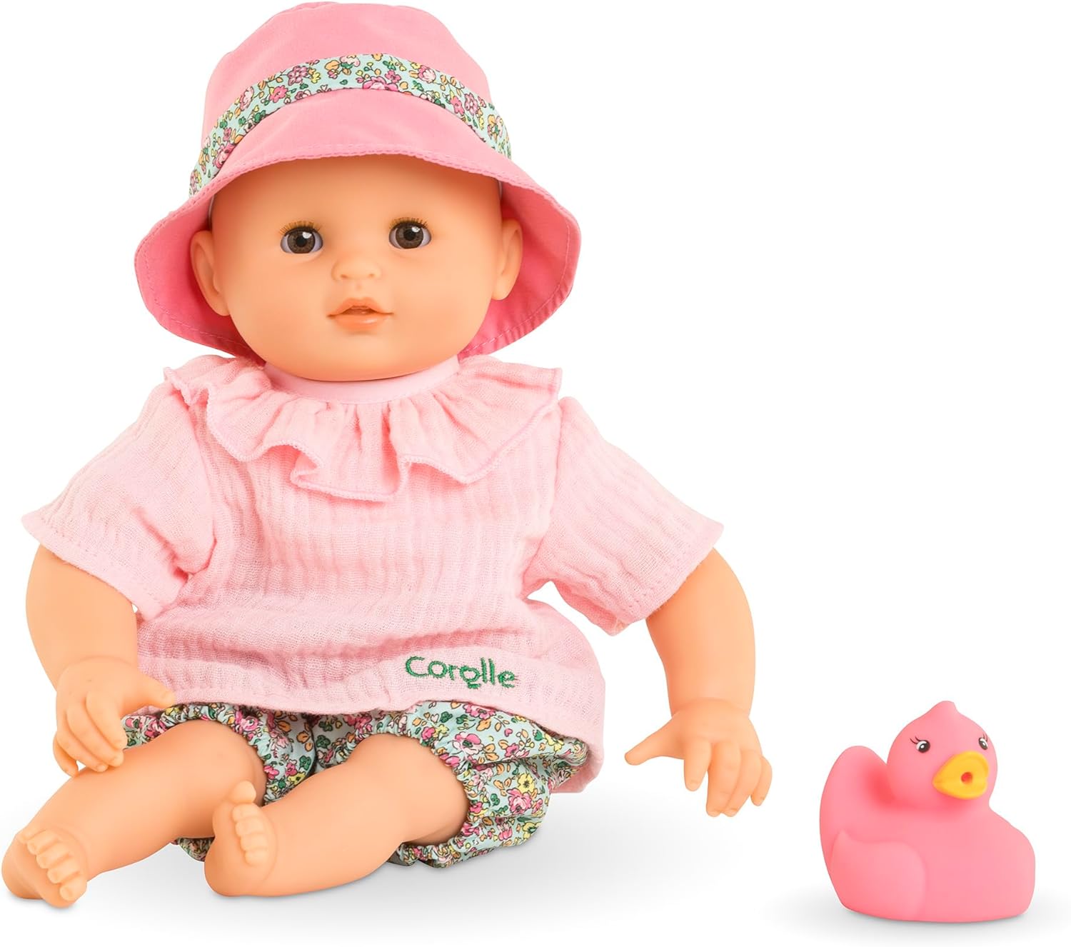 Corolle Premier Poupon Coralie Baby Doll with Accessories and Soft Body for Kids 3 Years and Up Interactive Toy