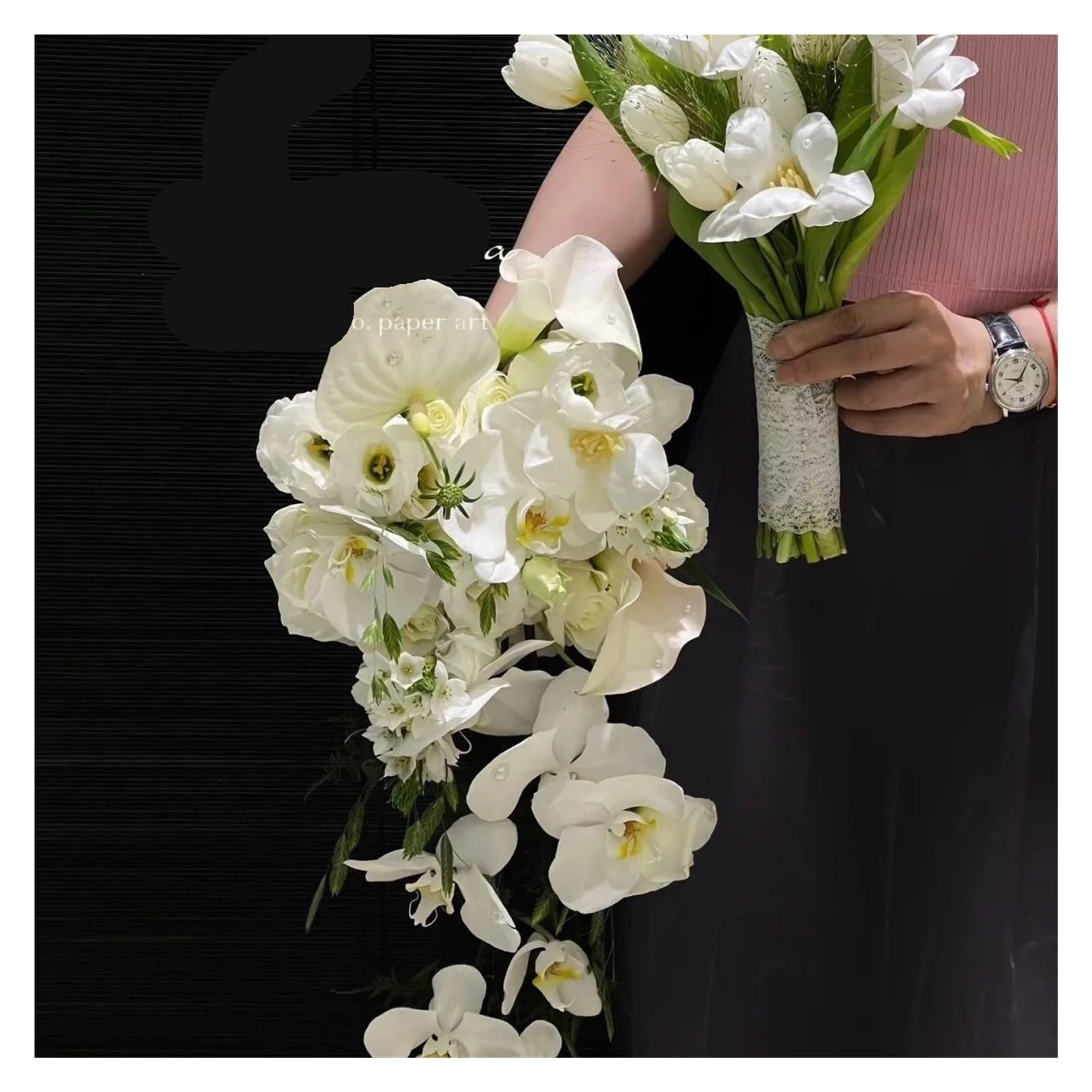 Gijmzy Color5 Travel Photography Garden Wind French Props Waterfall Bouquet