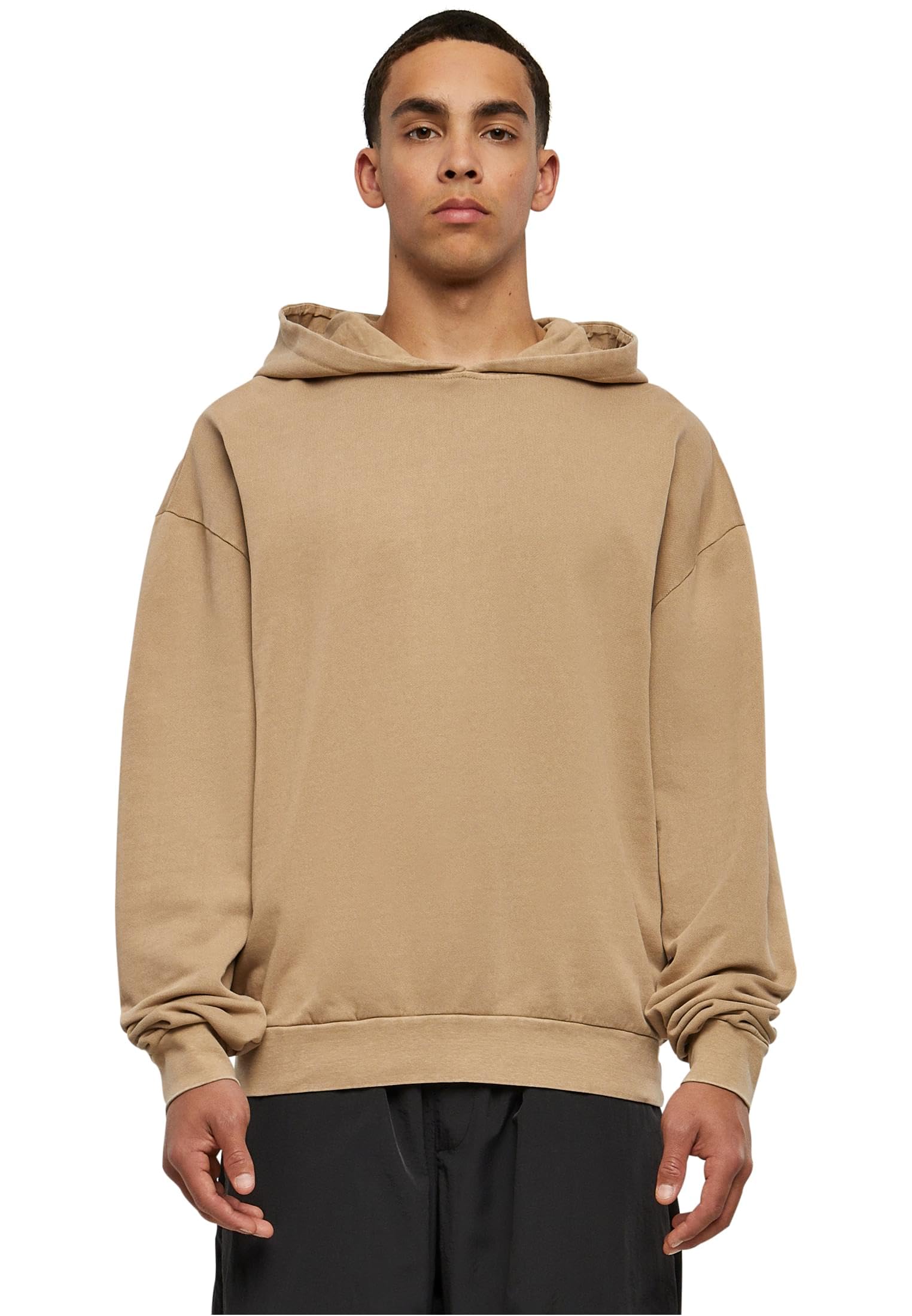 Build Your Brand Acid Washed Oversized Hoodie L