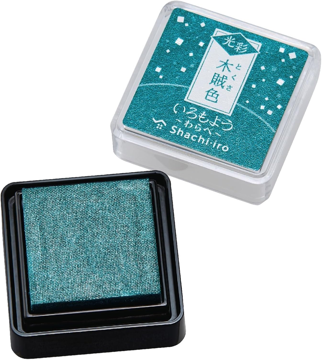 IROMOYO KOSAI WARABE Stamp PAD, Traditional, Shimmering Japanese Ink Colour, Oil-Based Ink pad