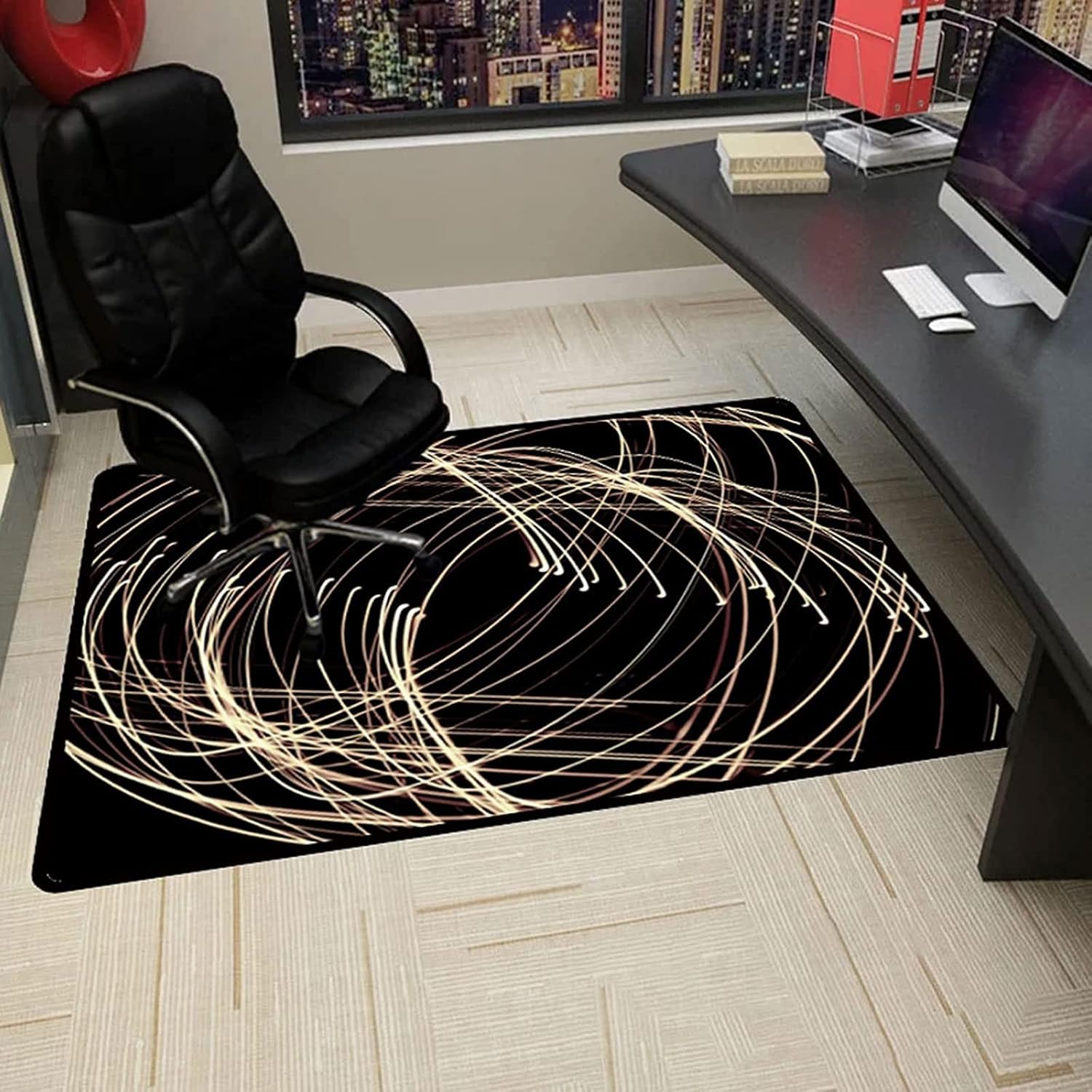 Hard Floor Protector Mat for Office Chair Mat, NonSlip Gaming Chair Mat for Wooden Floors