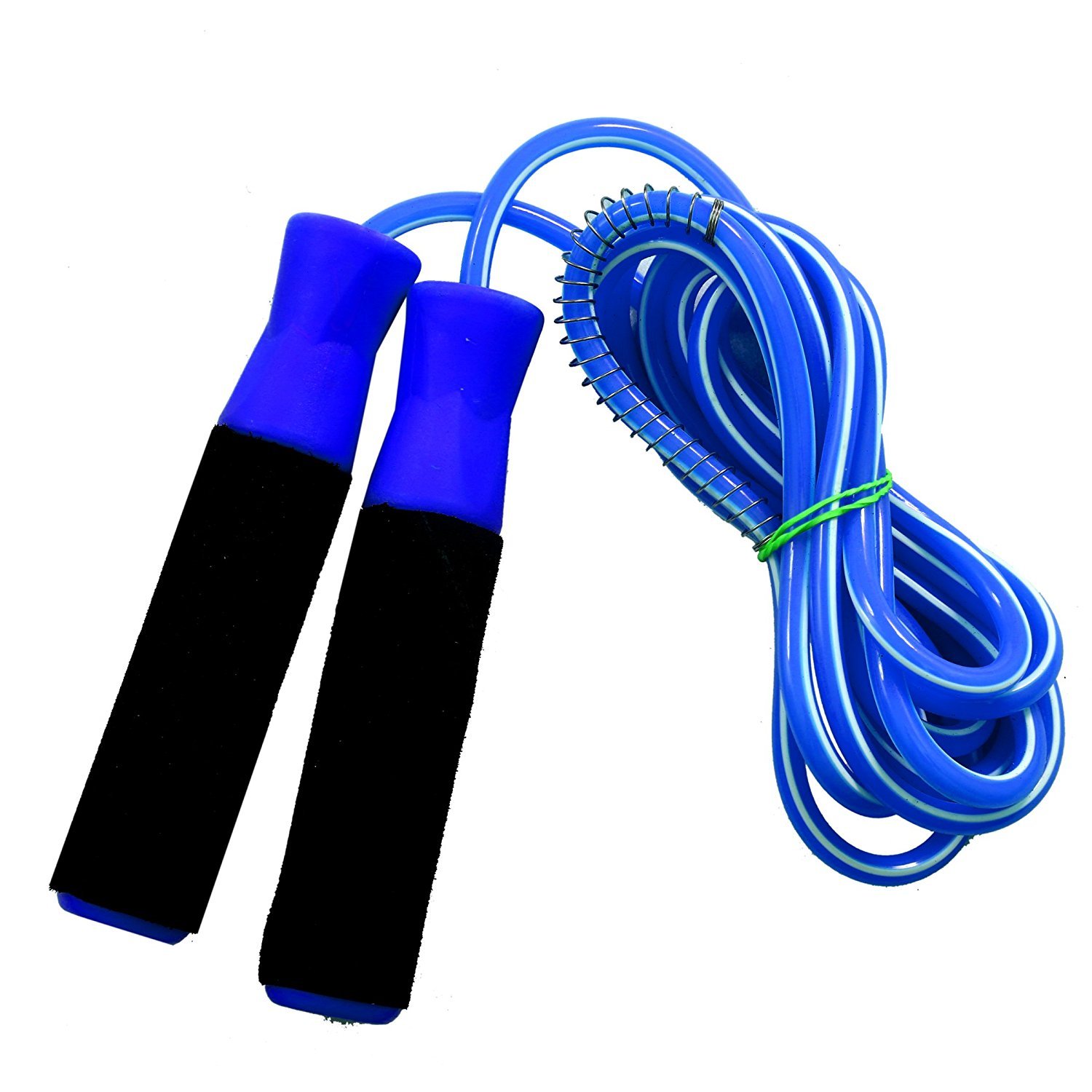 Body Maxx Gym Skipping Rope Foam Grip Handle Bars Blue Color (B075KL8RLG) Amazon Price History, Amazon Price Tracker