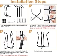 Vista 6 de WADEO Adaptador de Recarga de Propano para Tanque de 1lb con Soporte de Recarga de Cilindro de Propano, Adaptador de Propano QCC1 Convertidor