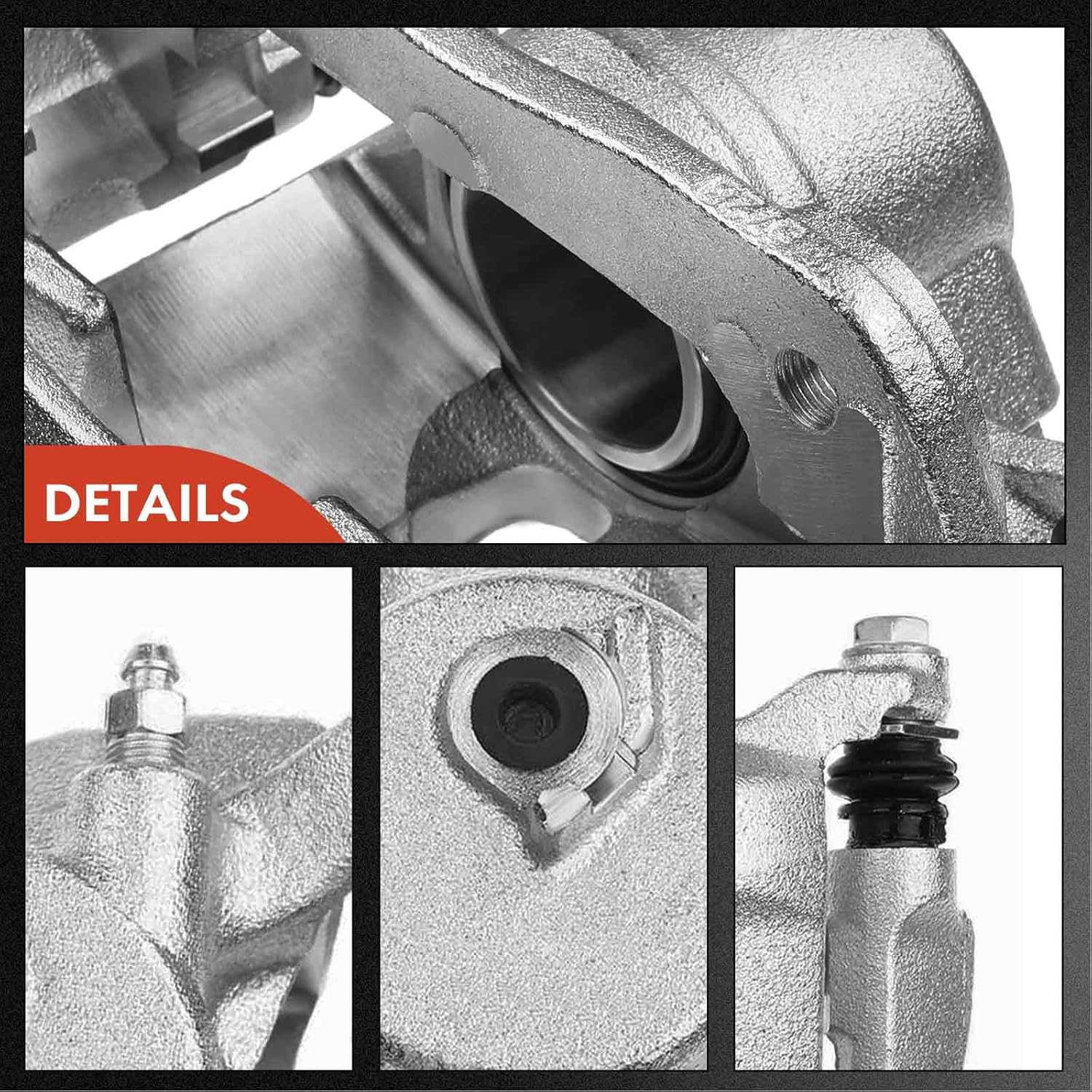 A-Premium Brake Caliper Assembly Replacement for Honda Accord 2003-2017 Civic CR-Z Fit Acura ILX Front Right