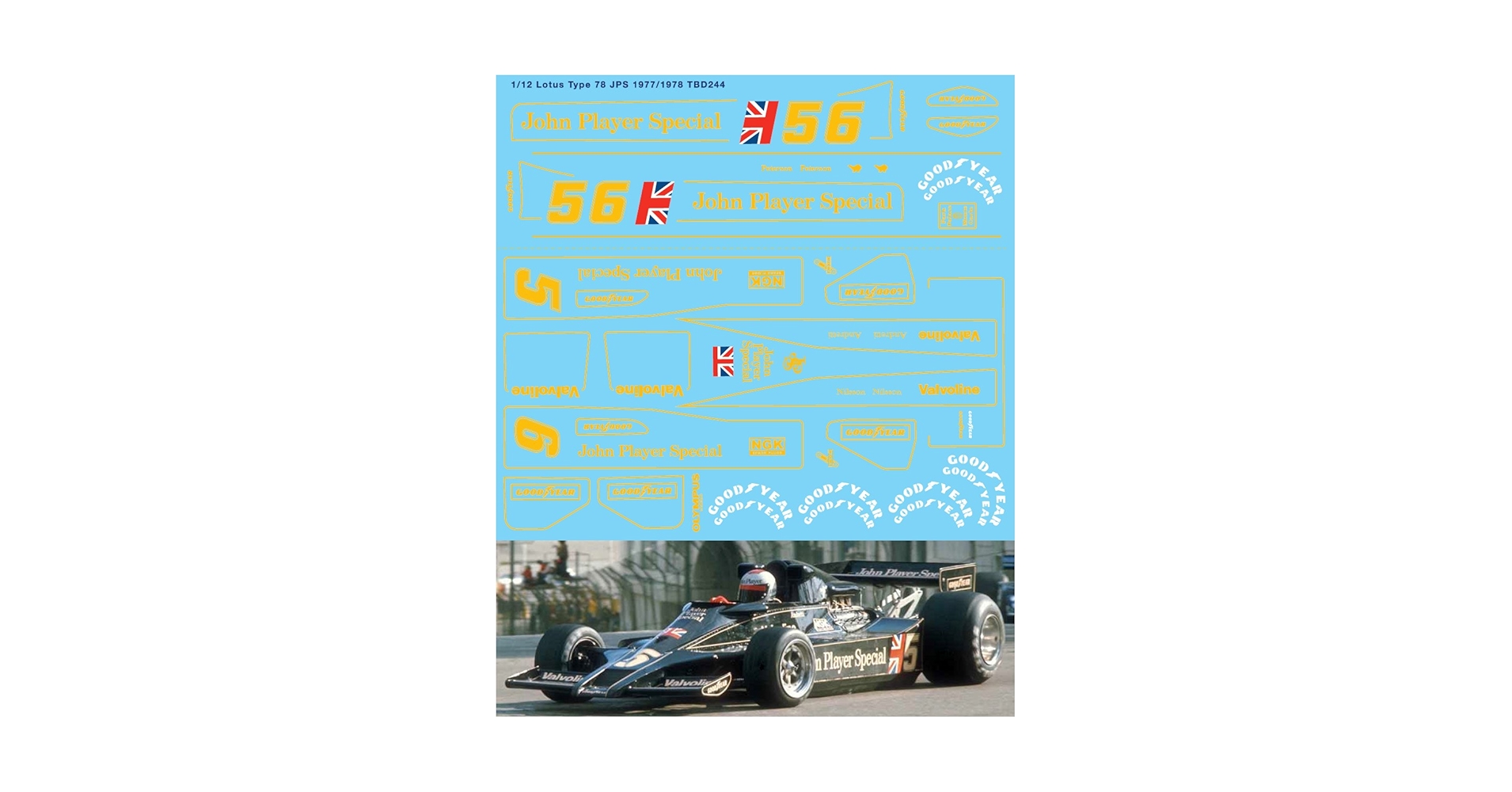 自動車 TAMIYA 1:12 John Player Special TAMIYA 1:12 John Player Special JPS LOTUS 72D F1 Big Scale