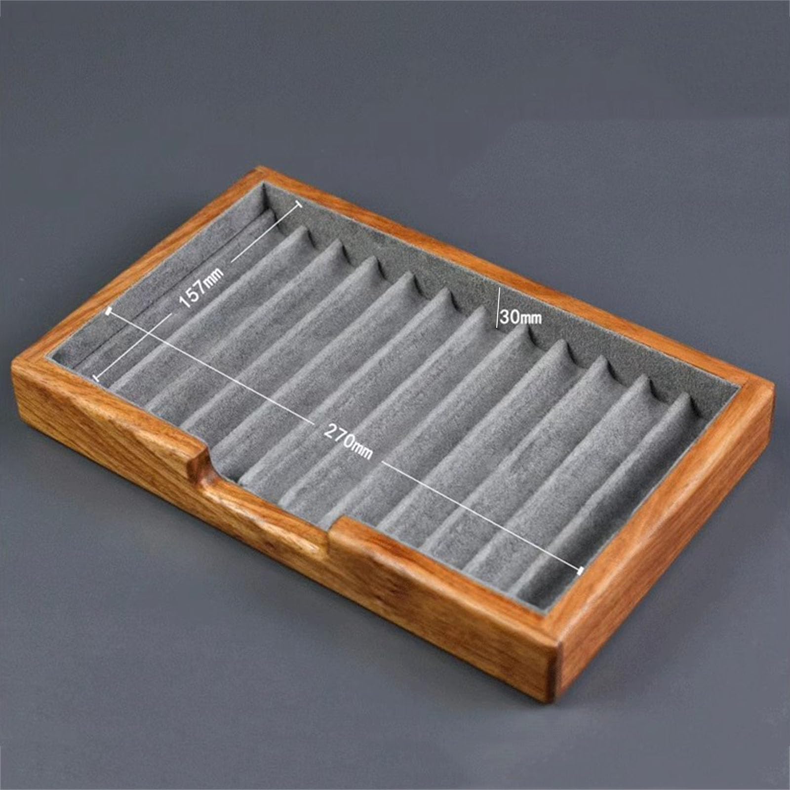 Pennenbox hout voor 34 vulpennen balpen penhouder display box organizer box met laden drie niveaus pennenbox (zwart