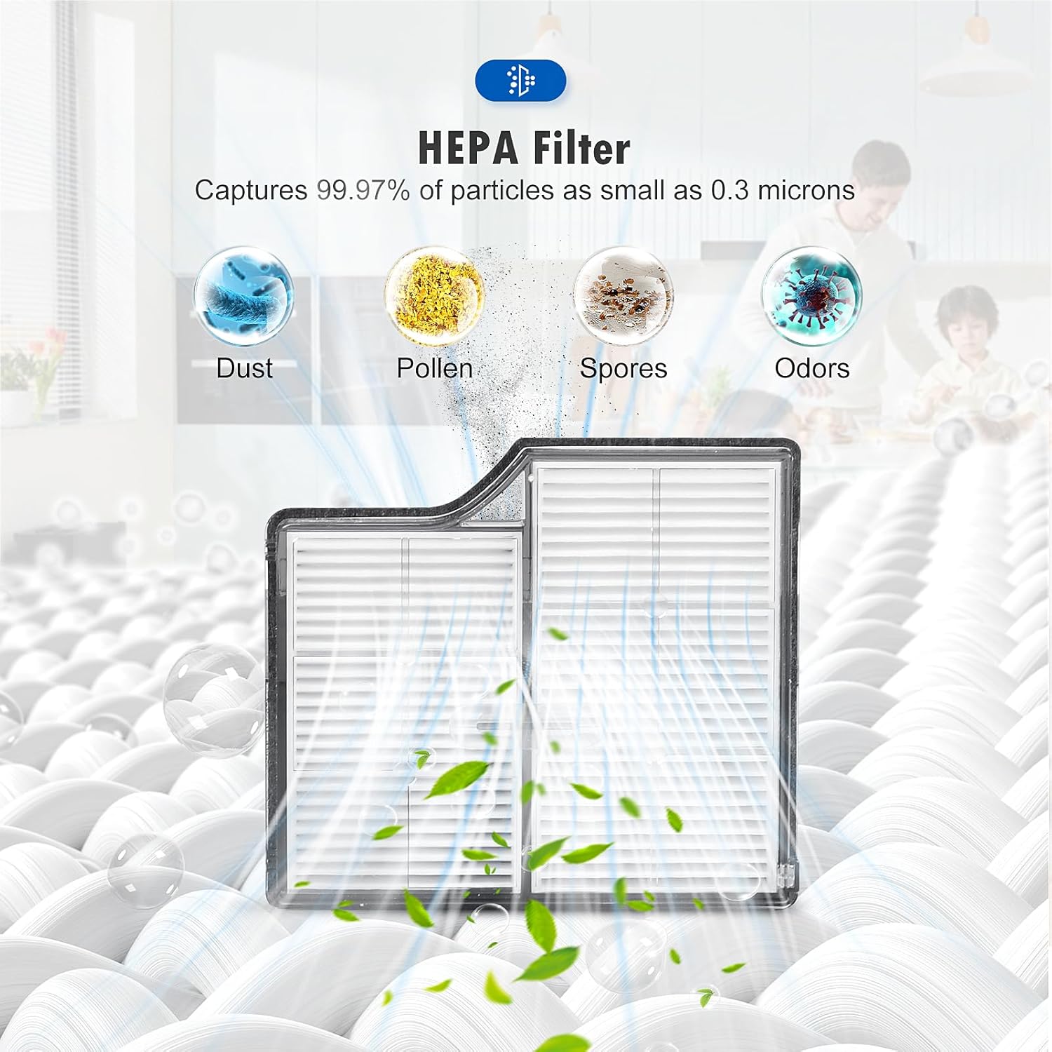 29 Pack Accessories Kit for Roborock Saros 10 Robot Vacuum, 1 Pairs Mainbrush 6 Side Brush 4 Filter 6 Dust Bags 4 Long Mop 4 Small Round Mop 1 Base Station Brush 1 Cleaning Brush 1 Screwdriver