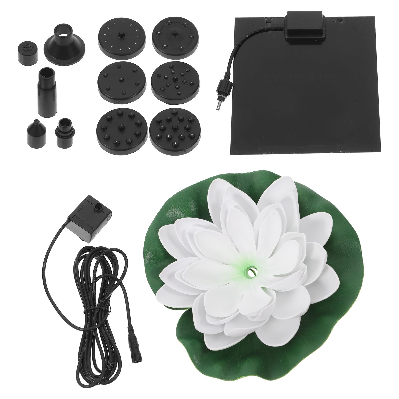 Pompe Solaire de Jardin Luxshiny 2,5W Flottante Haute Durabilité