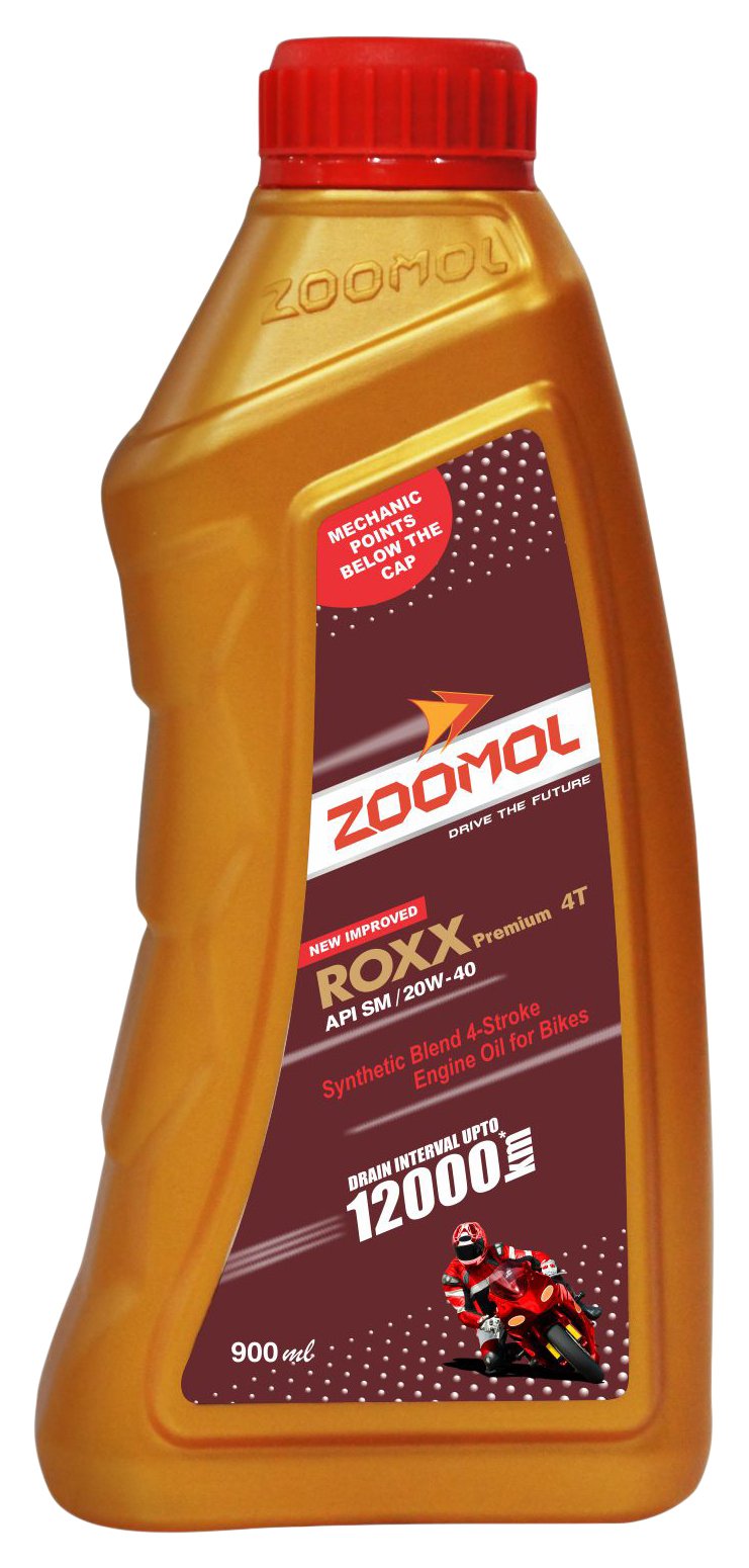 Zoomol Roxx Premium 4T 20W-40 Engine Oil for Motorbikes (0.9 L