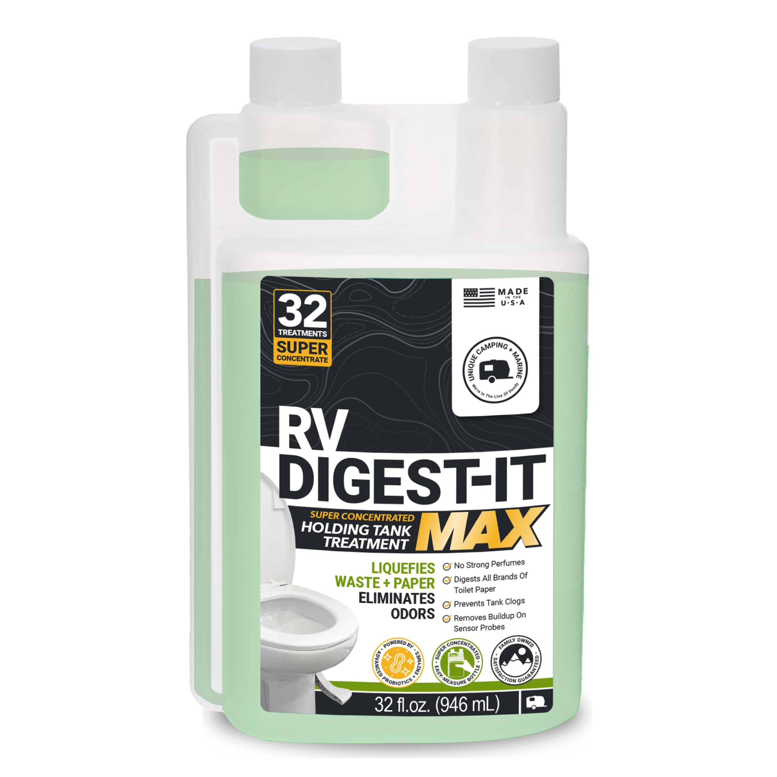 Unique RV Digest-It Max Liquid RV Black Tank Treatment