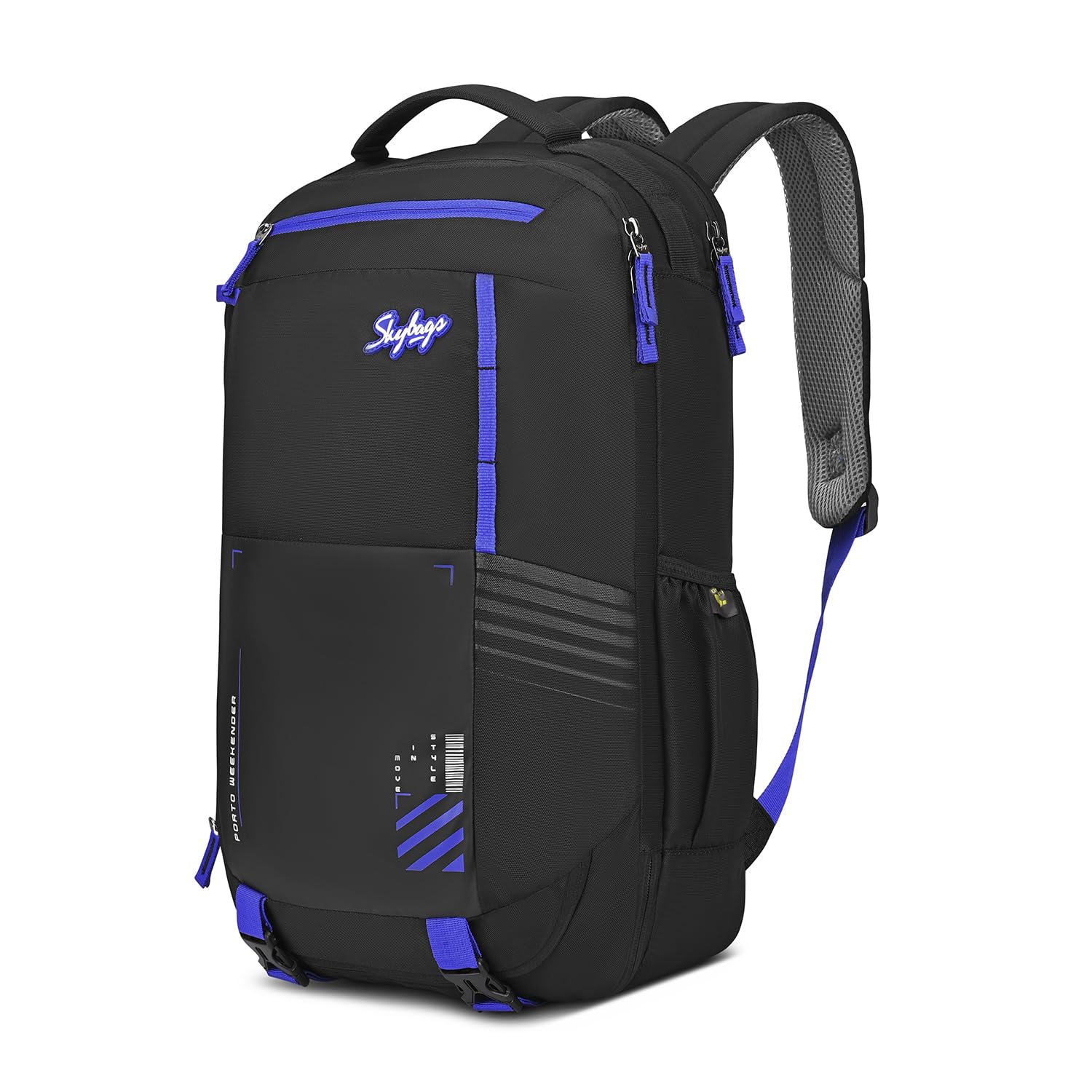 skybags Porto Weekender Backpack | 40 Litre | Durable Fabric| Upto 17 inch Laptop Portection| 02 Compartment | Shoe Pocket |Multiple pocket | Office Casual & Outdoor Unisex| Black-picture-35
