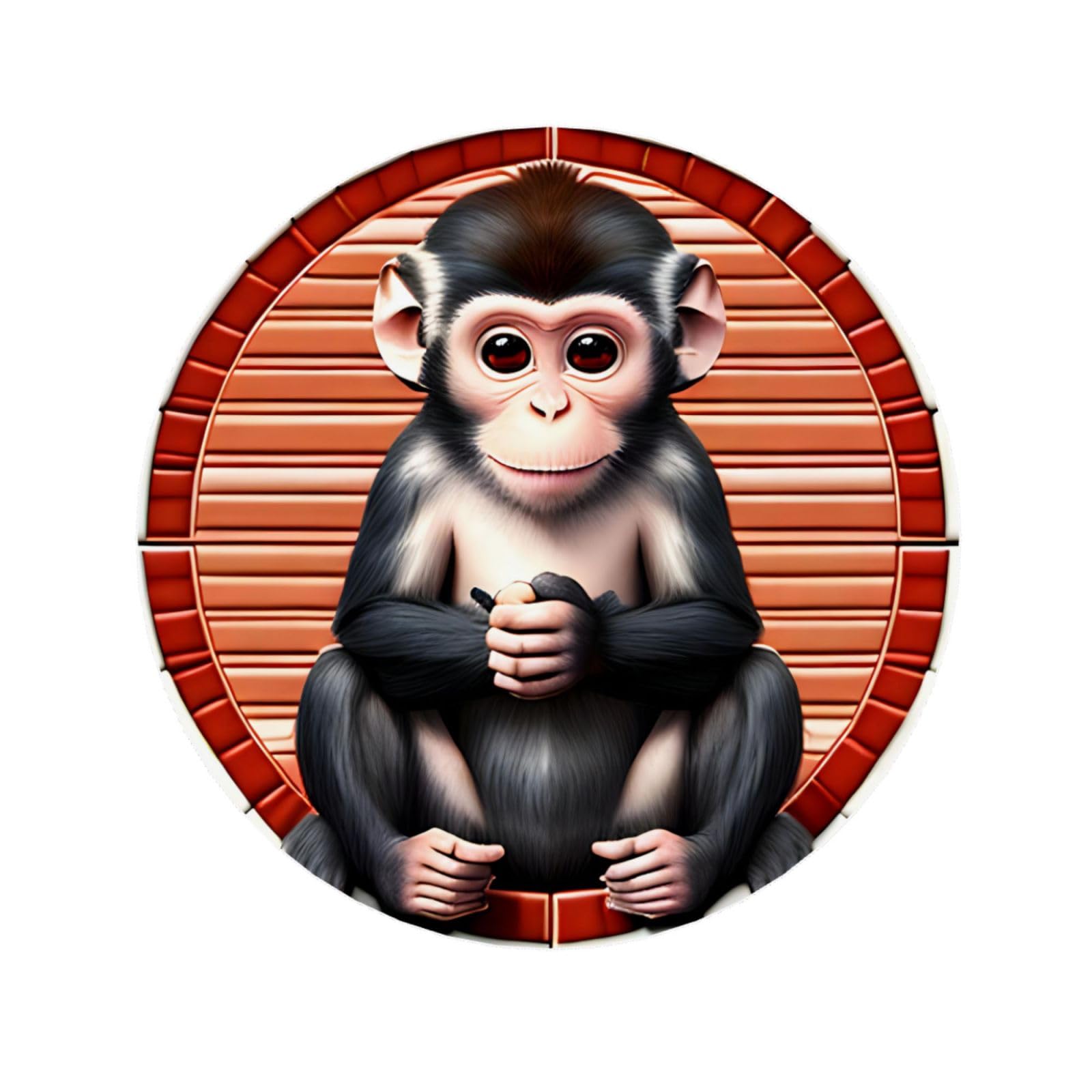 The silent monkey Fridge Magnets suitable for whiteboards refrigerators and decorative items