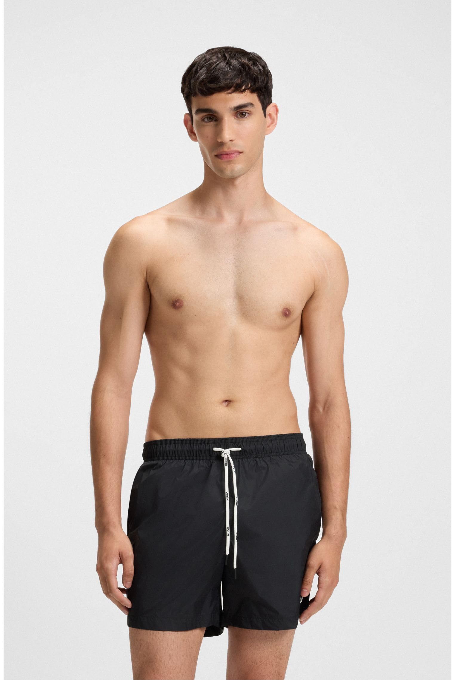 HUGO Short De Bain À Imprimé Logo Contrasté