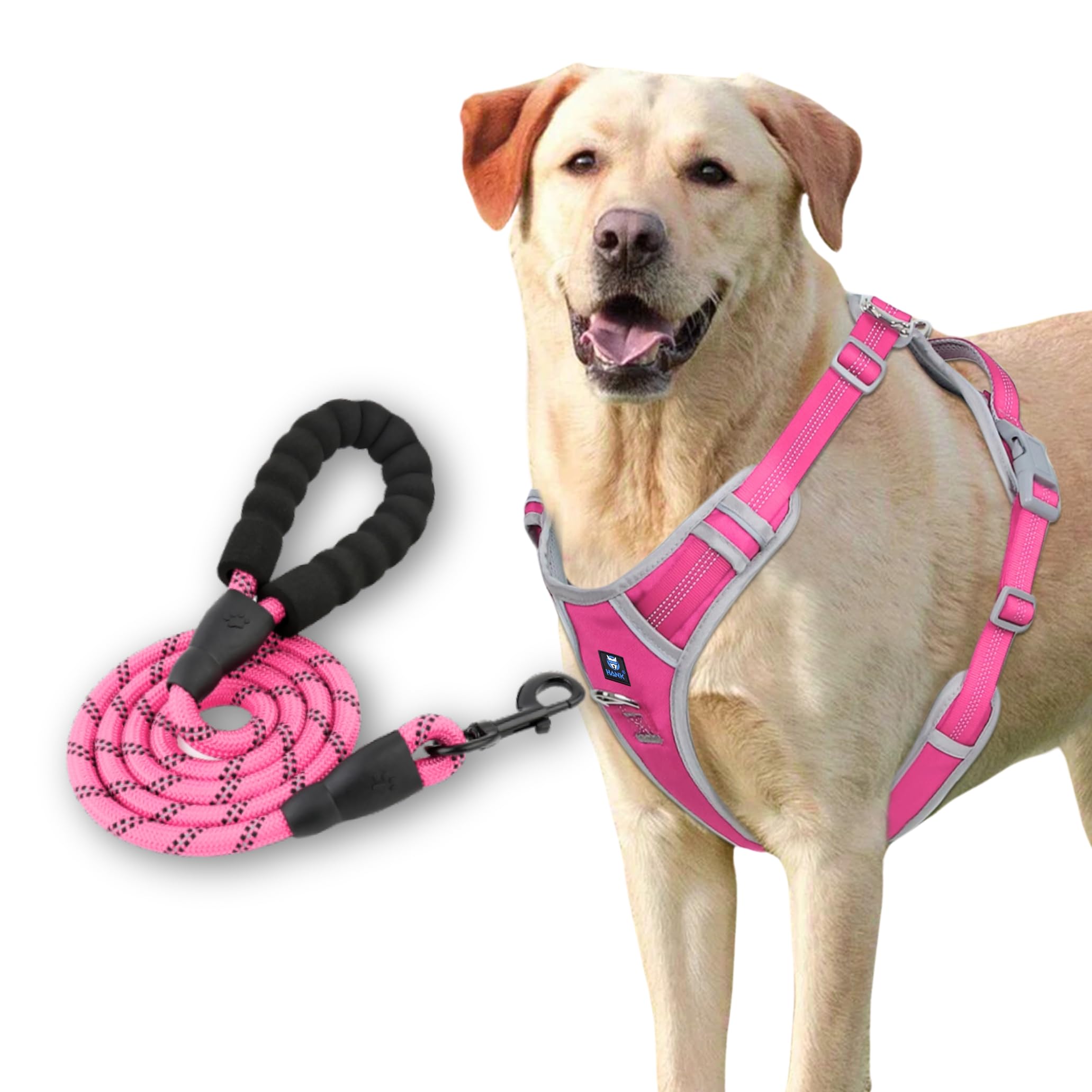 See full amazon price history chart for HANK - Dog Harness & Leash Combo - Strong - Night Reflective - Suitable for Small Medium Large Breed - Dog Chest Belt (XL - Chest Girth (Min 32 - Max 42 inches), Pink - Grey Model) HANK - Dog Harness & Leash Combo - Strong - Night Reflective - Suitable for Small Medium Large Breed - Dog Chest Belt (XL - Chest Girth (Min 32 - Max 42 inches), Pink - Grey Model) (B0CY5KFLNY) Amazon Price History, Amazon Price Tracker