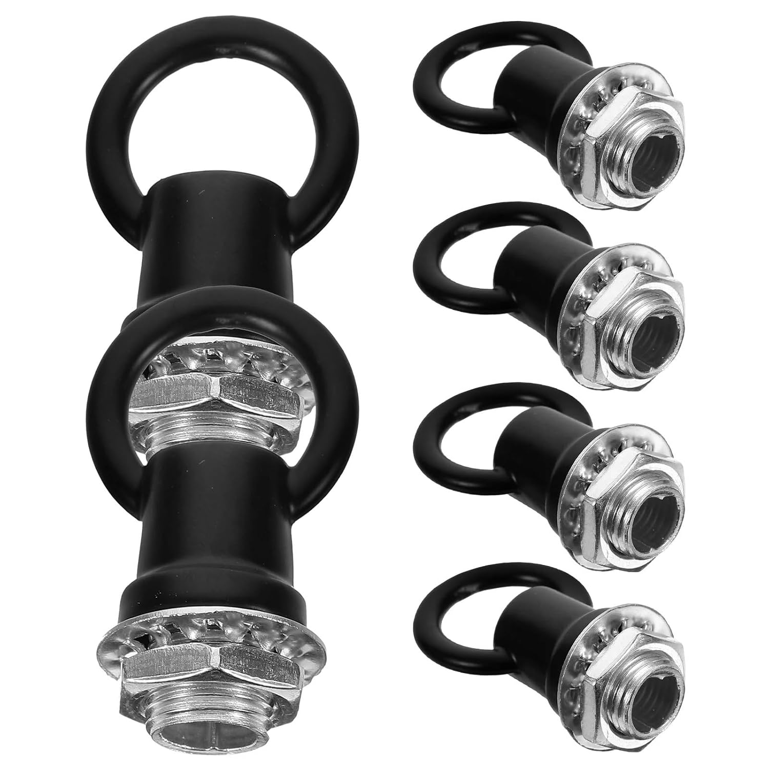 Eye Nut 30Pcs Lighting Accessories Fixture Chandelier Ring Hook Lamp Cord Screws Replacement Parts Eye Nut for Hanging up