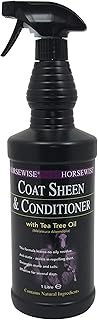 Coat Sheen & Conditioner, Horsewise, Equestrian Showing, 1.0L