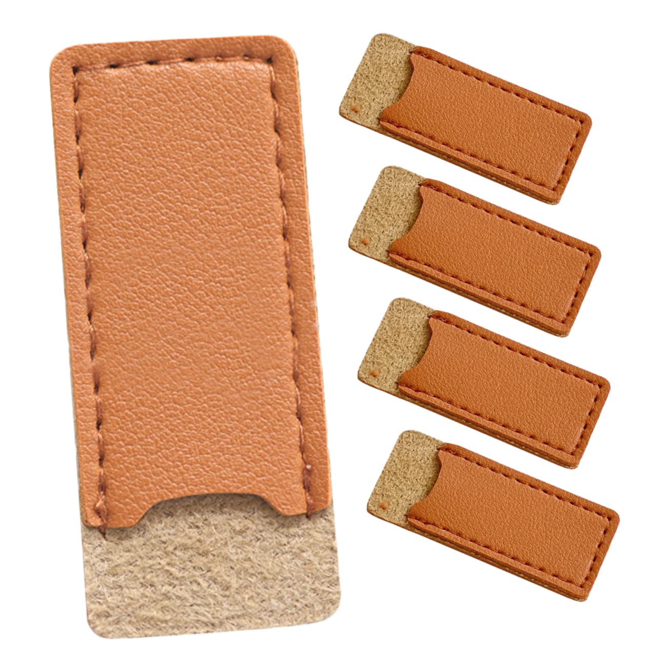 Beatifufu 5Pcs Leather Scissors Protection Cover Pouch Scissor Tool Storage Bags for Sewing Crafts Easy to Secure Belts Wear Resistant Material Convenient and