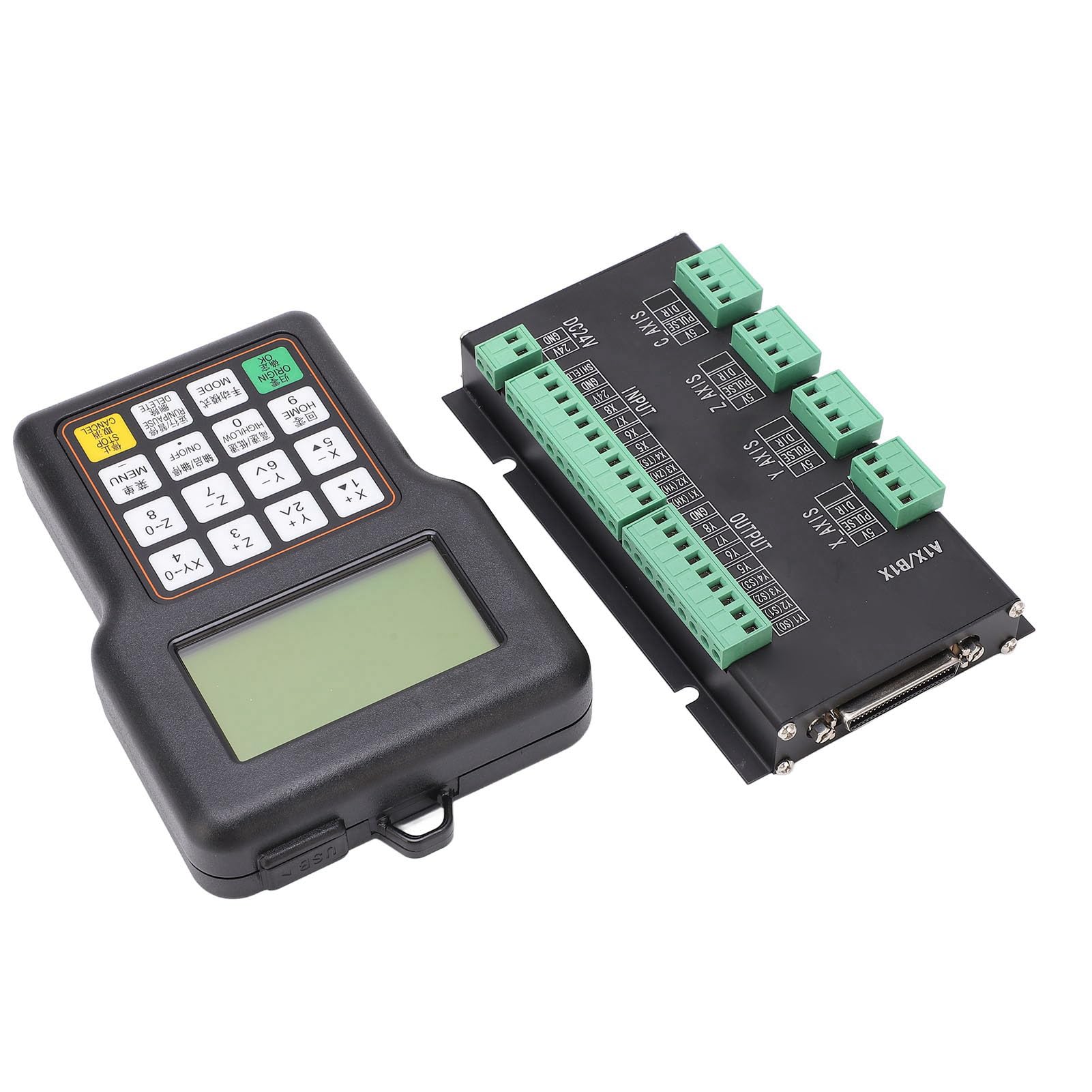 de control CNC sin conexión CPU de 8 núcleos Controlador de máquina de grabado inteligente de 2 modos DC 24 V Material ABS de alto rendimiento para grabado en madera y metal