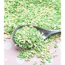Matcha Crunch Crumble Polymer Clay Sprinkles, Fruity Pebbles-Inspired Multicolor Fake Candy Sprinkles, Colorful Flake Shavings for Nail Art, Slime, Decoden - Non Edible Multicolor, container