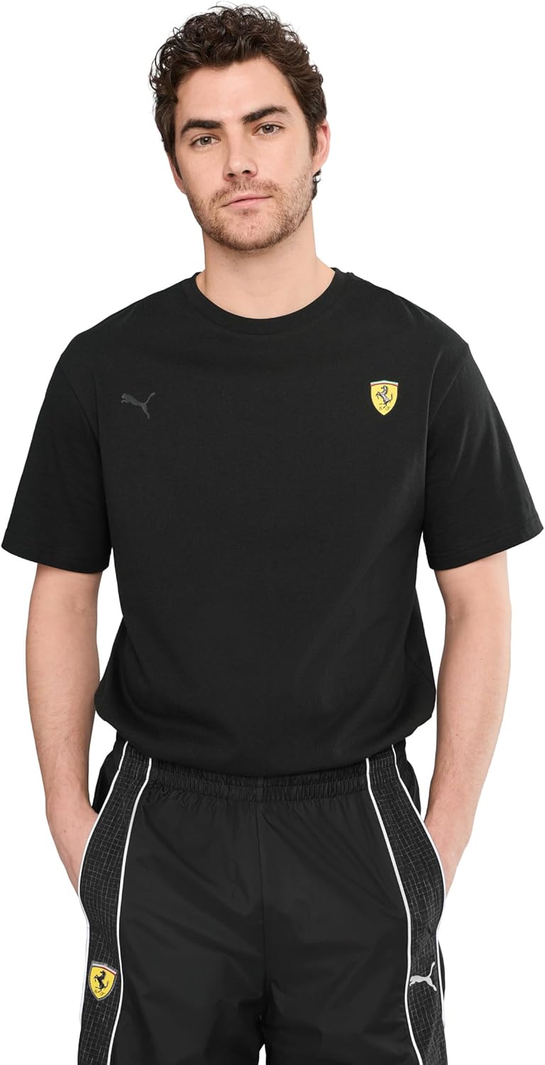 Puma, Men's, Scuderia Ferrari Speed T-Shirt, Puma Black, Large