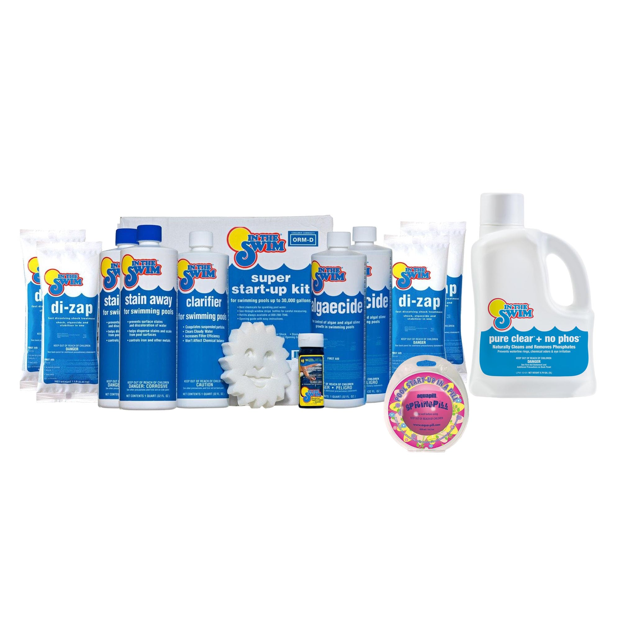 In The Swim Ultimate Pool Opening Kit and Spring Pill - 35,000 Gallons