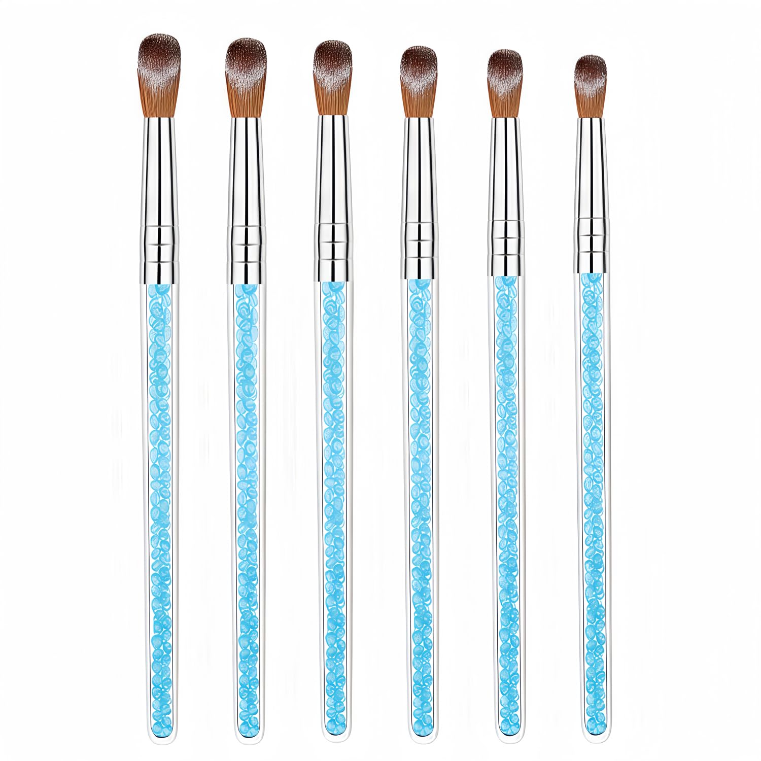 6 Multi-Size Nail Art Brush Set for Acrylic & Dip Powder - Precision 3D Carving, Extension & Detailing, 3A+ Nylon (Pro & Beginner)