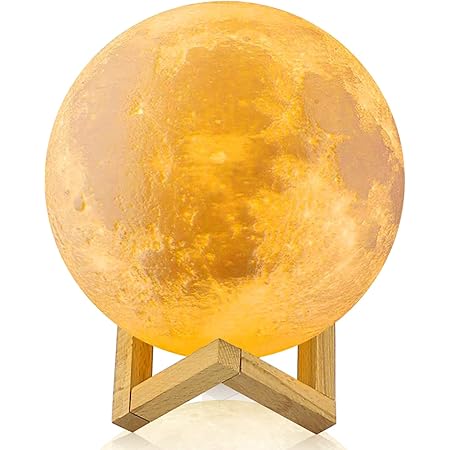Amazon Tooge プレゼント 女性 人気 月ライト 3代目 間接照明 おしゃれ 3dプリント Usb充電 タッチ調光 2色 無段階調光 誕生日プレゼント 直経15cm Tooge テーブルランプ 通販