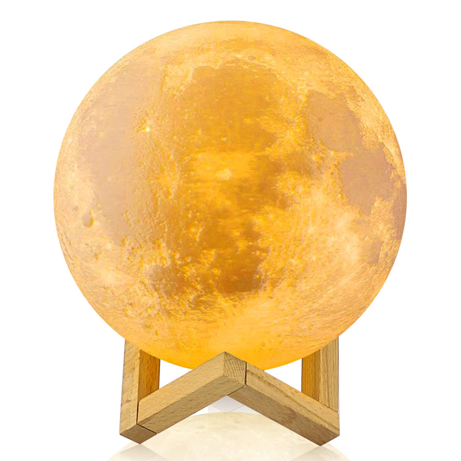 Amazon.co.jp : [3色 タッチ調光]Mucmukn 月ライト 間接照明 リモコン