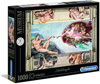 Comprar Clementoni 39496 - Puzzle 1000 Piezas Museos Michelangelo: La creación del Hombre