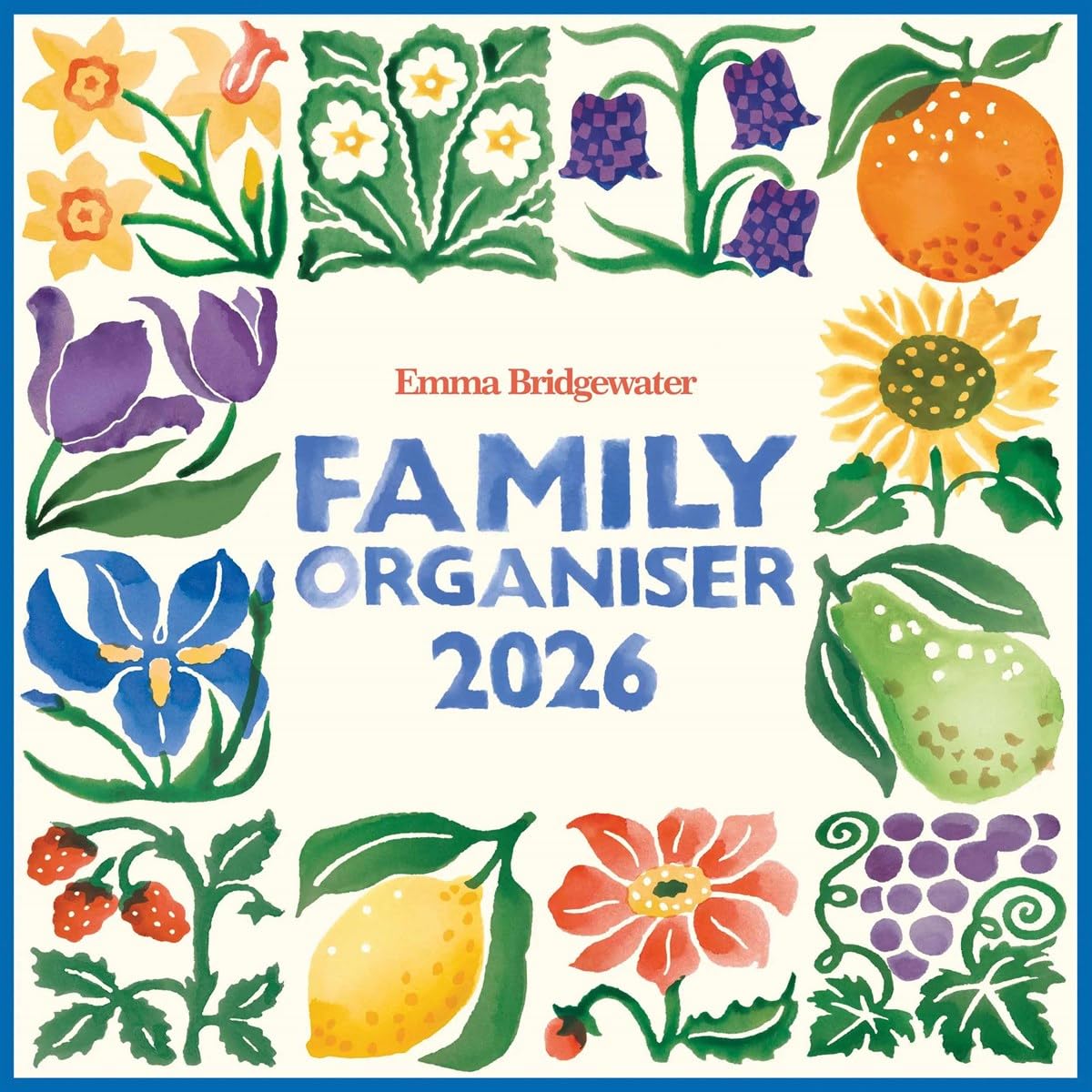 Carousel Worldwide, Emma Bridgewater Fruit and Flowers Tiles 2026 Wall Planner