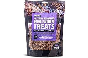Fluker's Grub Bag: Calcium-Fortified Mealworms for Tree Frogs