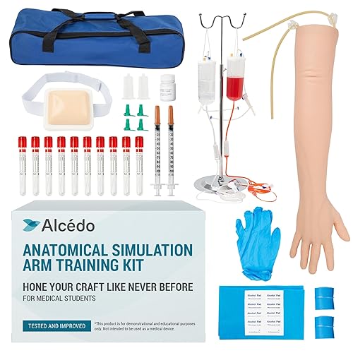 Alcedo Phlebotomy Practice Kit, Complete Venipuncture and Injection IV Practice