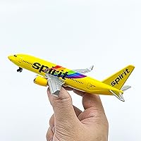 Vista 7 de Spirit modelo de avión, avión de librea arco iris, adecuado para colección y exhibición