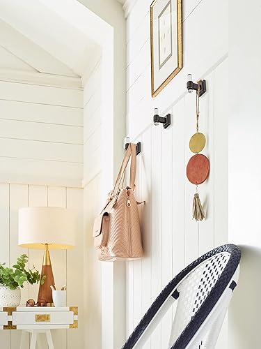 Vista 253 de Amerock BH36062CG10 - Toallero de mano Glacio de 5-7/16 pulgadas de longitud para pared de baño y cocina pequeña, accesorios de baño Transparente