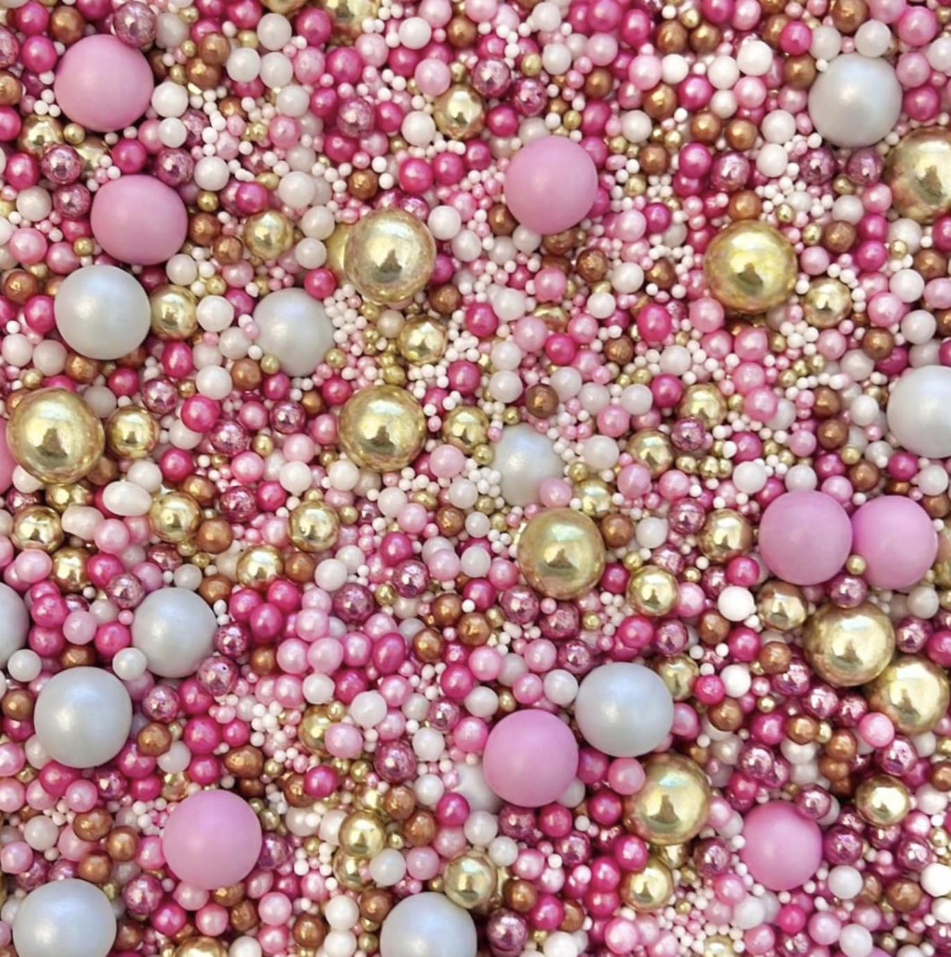 Pink gold white sprinkles edible pearls for baking chocolate balls cupcake cake toppers biscuits decoration easter bright hen party bridal baking PARTY GIRL