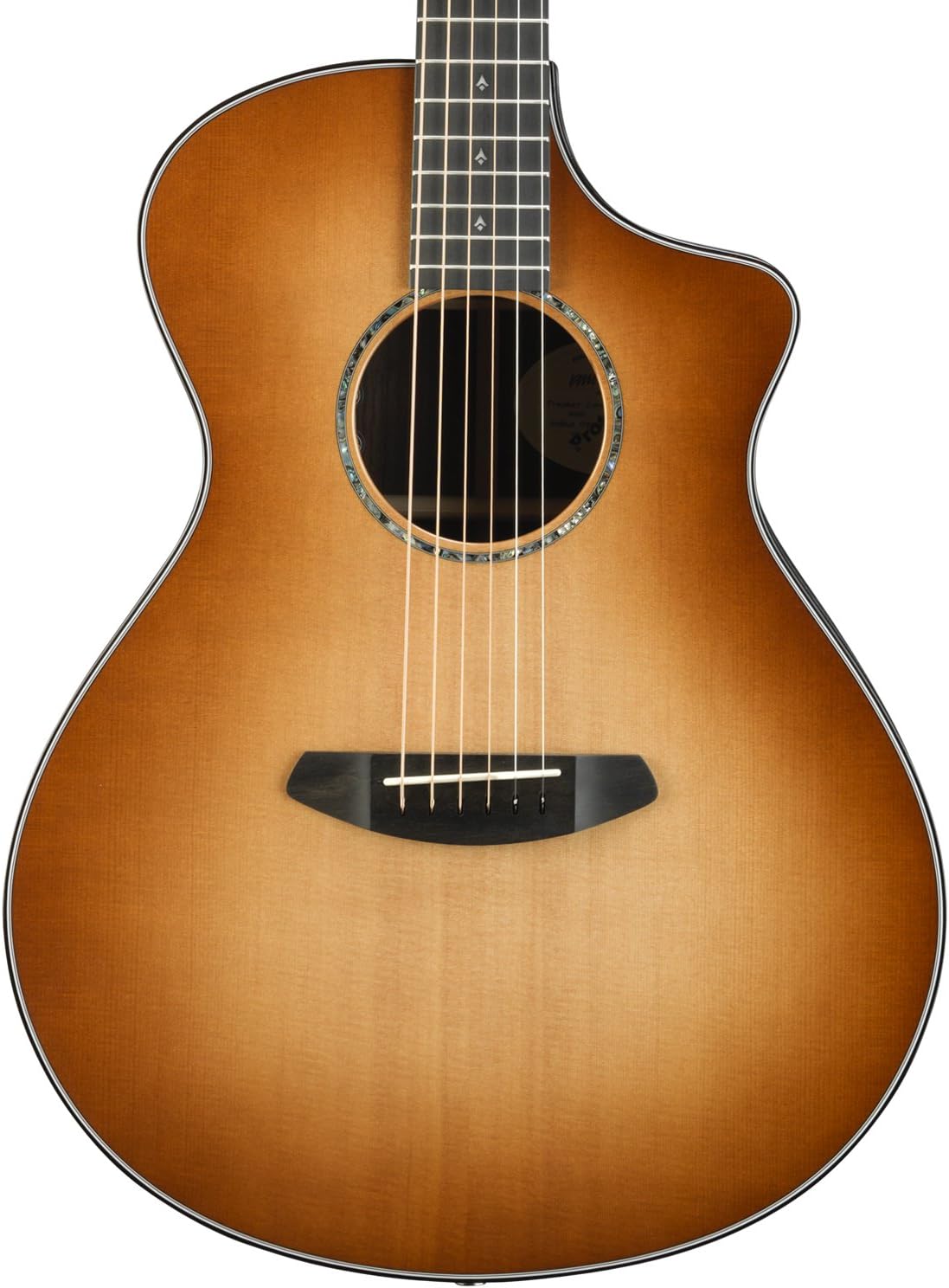 Breedlove Premier Concert CE Sitka-Rosewood Acoustic-Electric Guitar with 12 Pick Sampler & Polish Cloth, Copper Burst