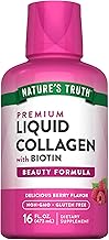 Natures Truth Liquid Collagen | 16 oz | with Biotin | Beauty Formula | Berry Flavor | Non-GMO & Gluten Free Supplement
