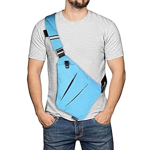 Zaino A Tracolla Ovecat Antifurto - Crossbody Per Uomo E Donna, Compatto E Sicuro Con Tasca RFID