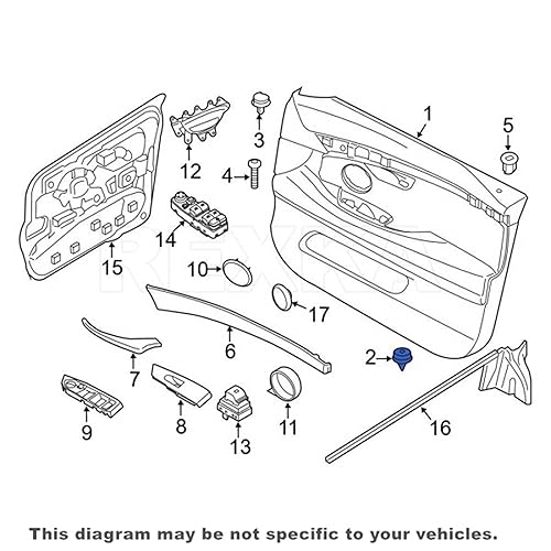 Miniatura 4 de Rexka 30 clips de panel de moldura de puerta 07-14-7-145-753 para BMW Mini Cooper F34 F36 F07 F10 F11 F18 G30 G31 F06 F12 F13 F01 F02 F04 G11 G12