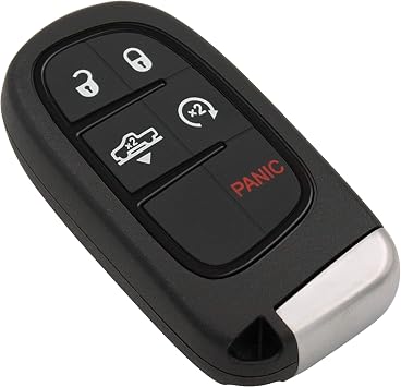 Keyless2Go Replacement for 5 Button Proximity Smart Key for RAM GQ4-54T 68159657