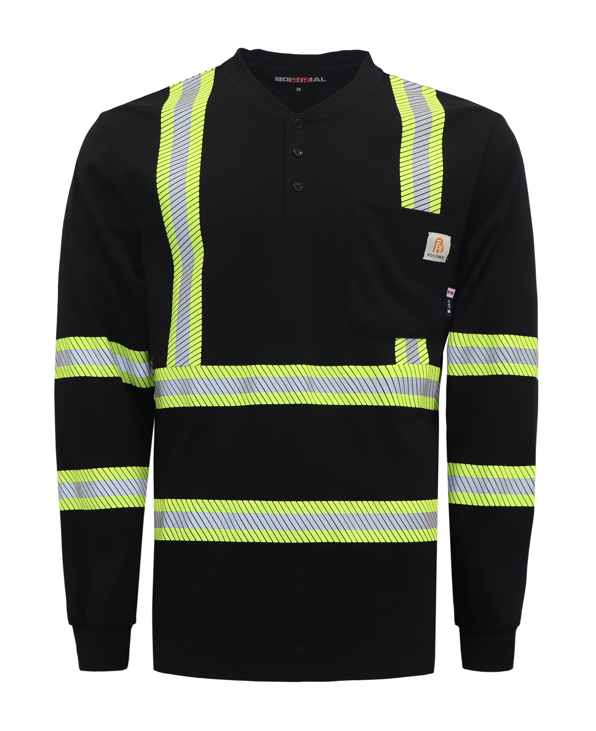 Flammenhemd FR - Hohe Sichtbarkeit, Langärmlig - Für Industrie & Handwerk