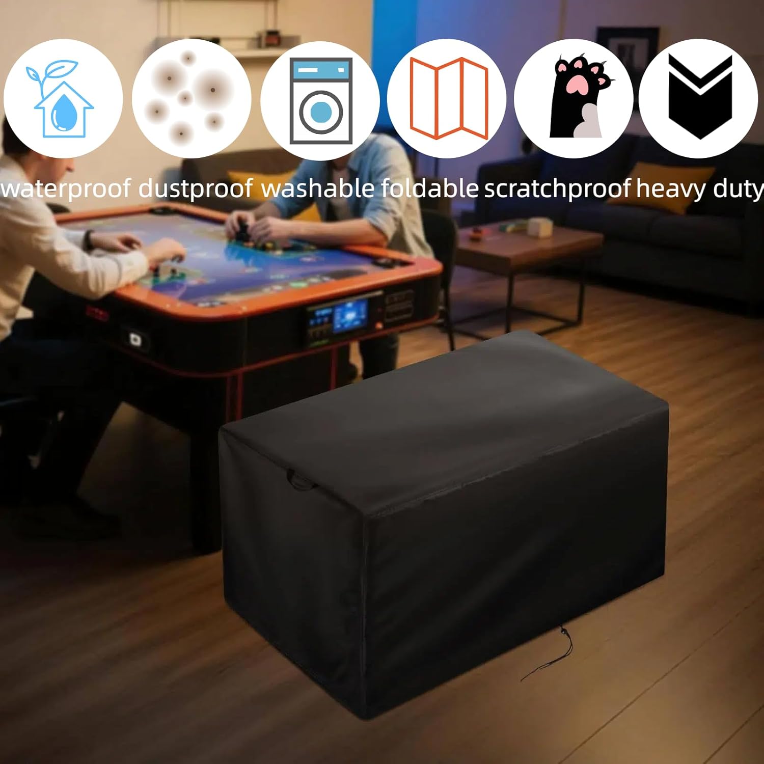 Arcade Gaming Table Cover, 32" Heavy Duty Screen Protector Compatible with Infinitys Game Table,Waterproof & Dustproof Game Board Cover for Adults