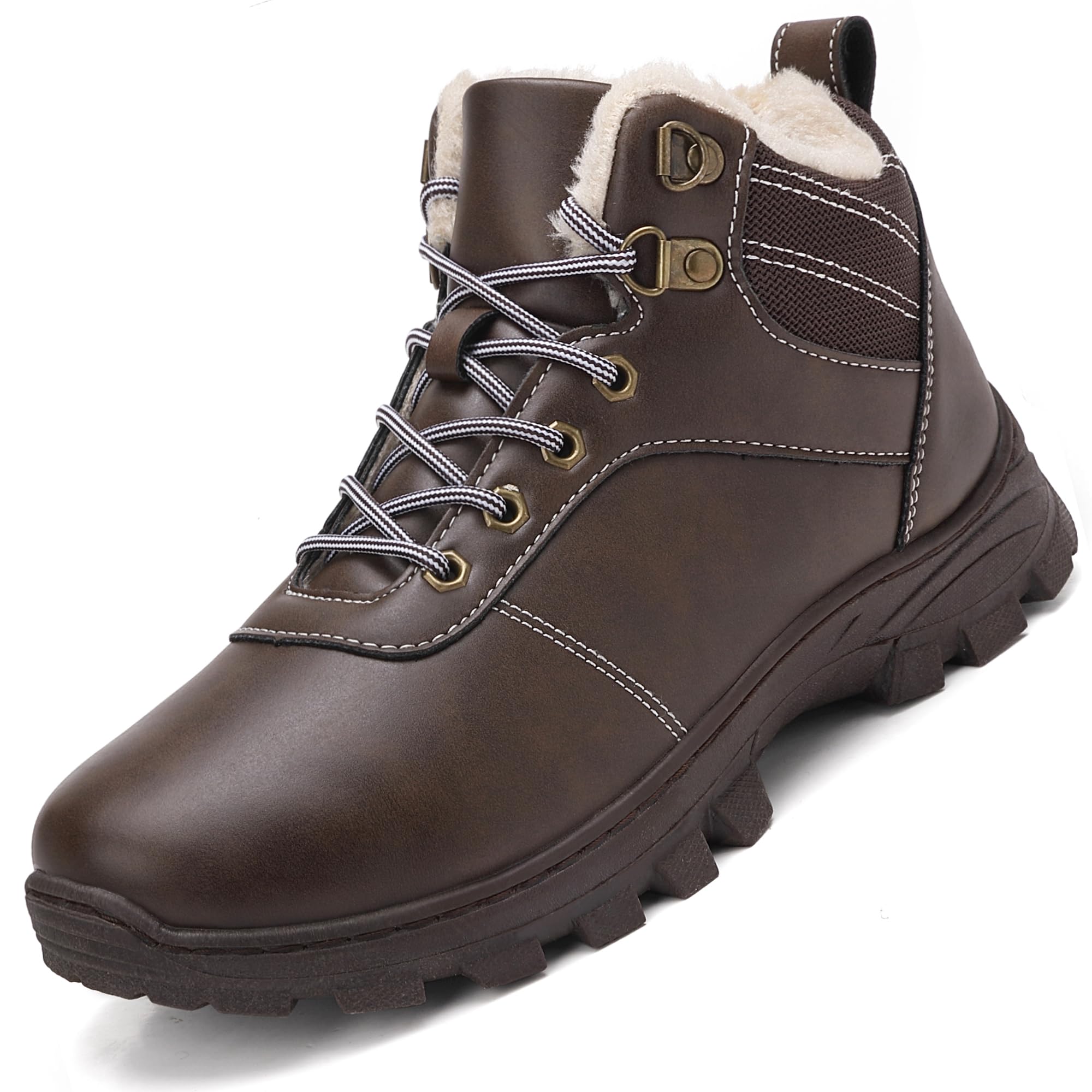 【55%OFF+50%OFF】【849円】 RUOMU 男女兼用 防水 防滑 ハイカット トレッキングシューズ スノーシューズ