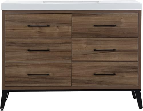 Miniatura 8 de Spring Mill Cabinets Rialta - Tocador de baño con fregadero 3106 pulgadas de ancho x 1875 pulgadas de profundidad x 3666 pulgadas de alto caramelo